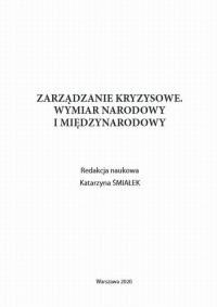Zarządzanie kryzysowe. Wymiar narodowy - okłakda ebooka