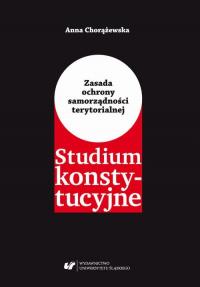 Zasada ochrony samorządności terytorialnej. - okłakda ebooka