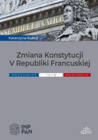 Zmiana Konstytucji V Republiki - okłakda ebooka