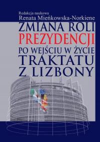 Zmiana roli prezydencji po wejściu - okłakda ebooka