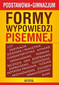 Formy wypowiedzi pisemnej - okłakda ebooka