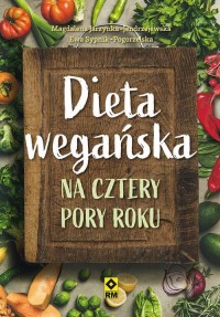 Dieta wegańska na cztery pory roku - okłakda ebooka