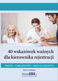 40 wskazówek ważnych dla kierownika - okłakda ebooka