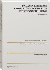 Badania kliniczne produktów leczniczych - okłakda ebooka