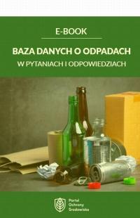 Baza danych o odpadach w pytaniach - okłakda ebooka