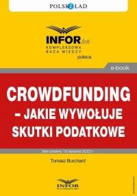 Crowdfunding – jakie wywołuje skutki - okłakda ebooka