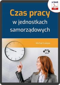 Czas pracy w jednostkach samorządowych - okłakda ebooka