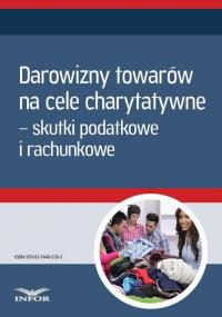 Darowizny towarów na cele charytatywne - okłakda ebooka