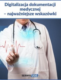 Digitalizacja dokumentacji medycznej - okłakda ebooka