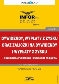 Dywidendy, wypłaty z zysku oraz - okłakda ebooka