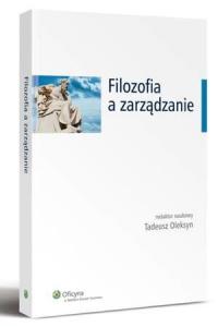 Filozofia a zarządzanie - okłakda ebooka