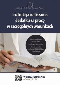 Instrukcja naliczania dodatku za - okłakda ebooka