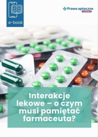 Interakcje lekowe – o czym musi - okłakda ebooka