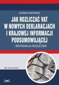 Jak rozliczać VAT w nowych deklaracjach - okłakda ebooka