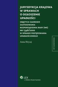 Jurysdykcja krajowa w sprawach - okłakda ebooka