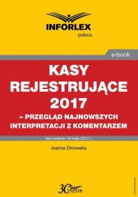 Kasy rejestrujące 2017 - okłakda ebooka