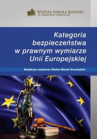 Kategoria bezpieczeństwa w prawnym - okłakda ebooka