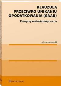 Klauzula przeciwko unikaniu opodatkowania - okłakda ebooka