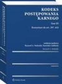 Kodeks postępowania karnego. Tom - okłakda ebooka
