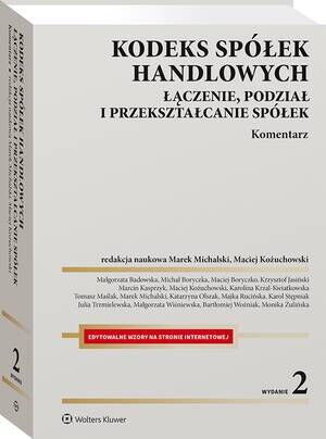 Kodeks spółek handlowych. Łączenie, - okłakda ebooka