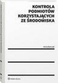 Kontrola podmiotów korzystających - okłakda ebooka