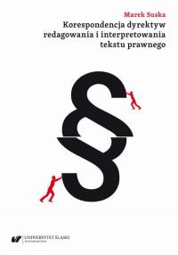 Korespondencja dyrektyw redagowania - okłakda ebooka