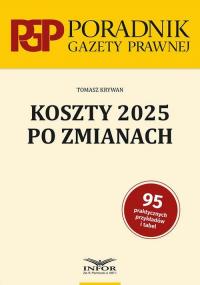 Koszty 2025 po zmianach - okłakda ebooka