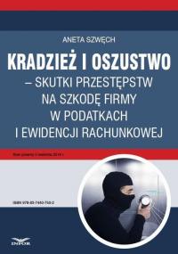 Kradzież i oszustwo – skutki przestępstw - okłakda ebooka