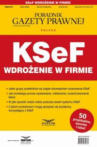 KSeF Wdrożenie w firmie. Podatki - okłakda ebooka