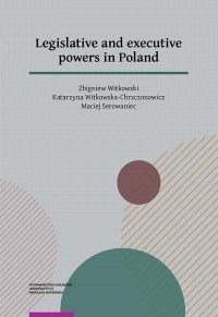 Legislative and executive powers - okłakda ebooka