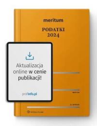Meritum Podatki 2024 - okłakda ebooka