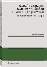 Nadzór z urzędu nad czynnościami - okłakda ebooka