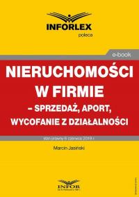 Nieruchomości w firmie – sprzedaż, - okłakda ebooka