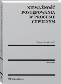 Nieważność postępowania w procesie - okłakda ebooka