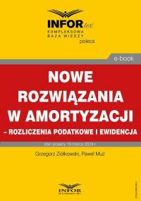Nowe rozwiązania w amortyzacji - okłakda ebooka