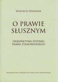 O prawie słusznym. Perspektywa - okłakda ebooka