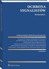 Ochrona sygnalistów. Komentarz - okłakda ebooka