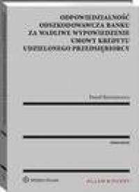 Odpowiedzialność odszkodowawcza - okłakda ebooka