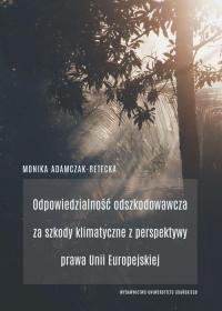 Odpowiedzialność odszkodowawcza - okłakda ebooka