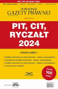 Pit Cit Ryczałt 2024 Podatki Część - okłakda ebooka
