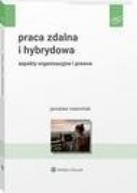 Praca zdalna i hybrydowa. Aspekty - okłakda ebooka