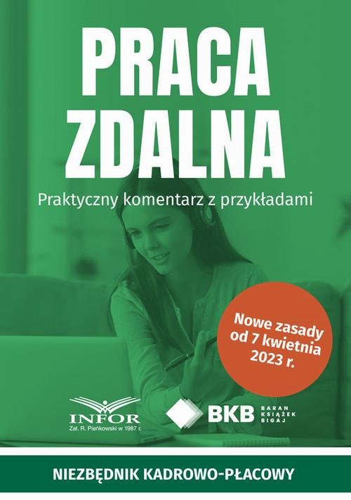 Praca zdalna. Praktyczny komentarz - okłakda ebooka