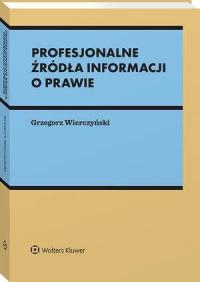Profesjonalne źródła informacji - okłakda ebooka
