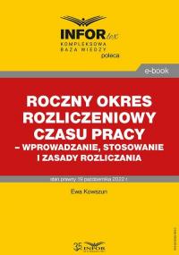Roczny okres rozliczeniowy czasu - okłakda ebooka