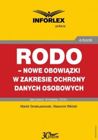 RODO – nowe obowiązki w zakresie - okłakda ebooka