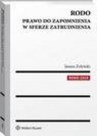 RODO. Prawo do zapomnienia w sferze - okłakda ebooka