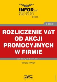 Rozliczenie VAT od akcji promocyjnych - okłakda ebooka