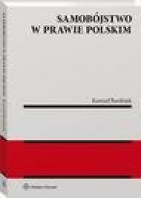 Samobójstwo w prawie polskim - okłakda ebooka