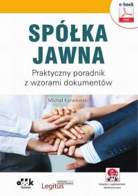 Spółka jawna. Praktyczny poradnik - okłakda ebooka