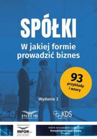 Spółki. W jakiej formie prowadzić - okłakda ebooka